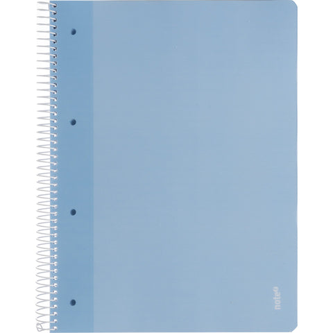 Caderno Espiral A4 Pautado 100 Folhas 70g Azul Claro Note!