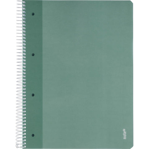 Caderno Espiral A4 Pautado 100 Folhas 70g Verde Escuro Note!
