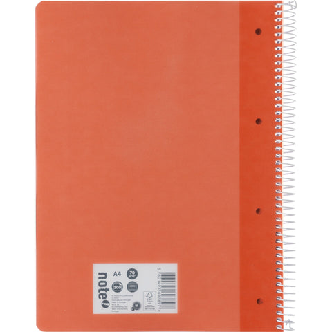 Caderno Espiral A4 Pautado 100 Folhas 70g Tijolo Note!