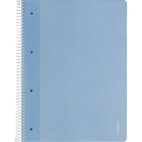 Caderno Espiral A4 Quadriculado Azul Claro Note!