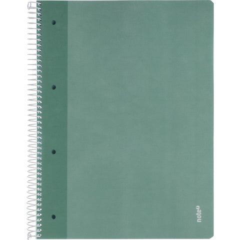 Caderno Espiral A4 Quadriculado 100 Folhas 70g Verde Escuro Note!