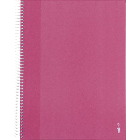 Caderno Espiral A4 Pautado Capa Dura Rosa