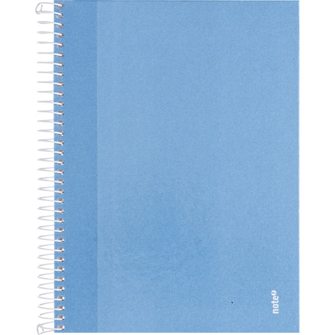 Caderno Espiral A5 Capa Dura Pautado 100 Folhas Azul Claro Note!
