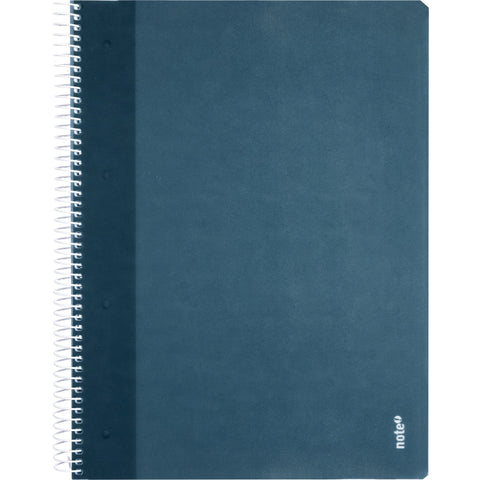 Caderno Espiral A5 Quadriculado Azul Escuro Note!