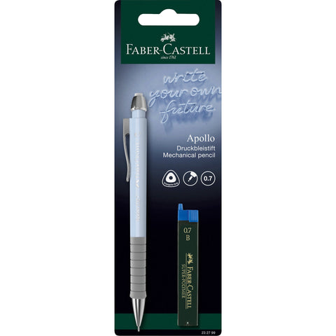 Lapiseira Apollo 0,7mm e minas B (várias opções) Faber-Castell