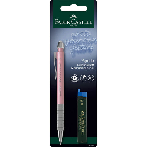 Lapiseira Apollo 0,7mm e minas B (várias opções) Faber-Castell