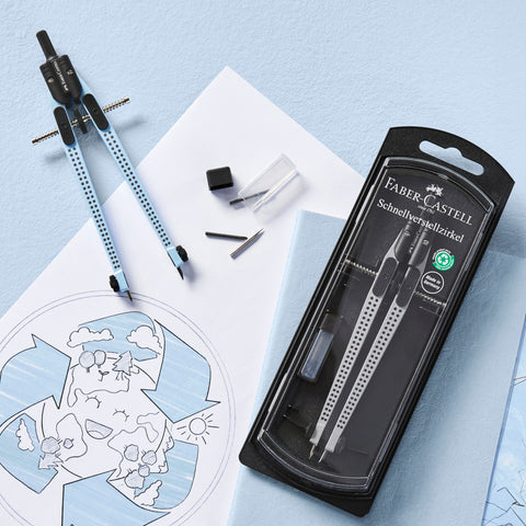 Compasso 34 cm Sky Blue Faber-Castell