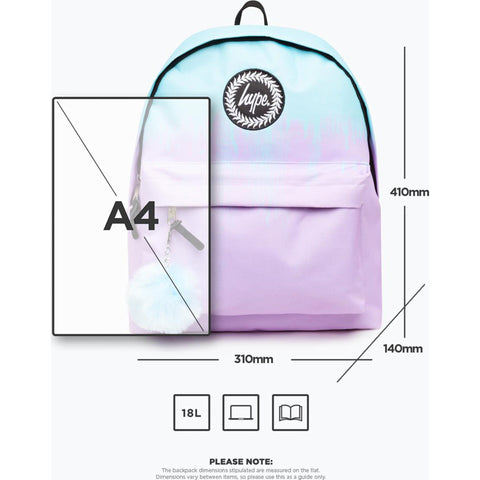 Mochila Iconic Lilac/Teal Drips Hype