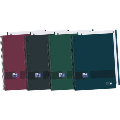 Caderno Espiral Europeanbook 1 A4 Quadriculado (várias opções) Oxford