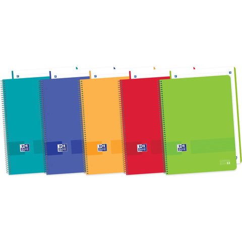 Caderno Espiral Europeanbook 1 A4 Pautado Live&Go (várias opções)