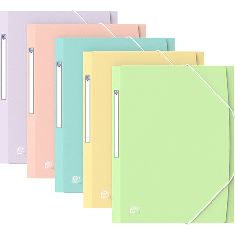Capa com Elástico Urban Pastel A4 (várias opções) Oxford