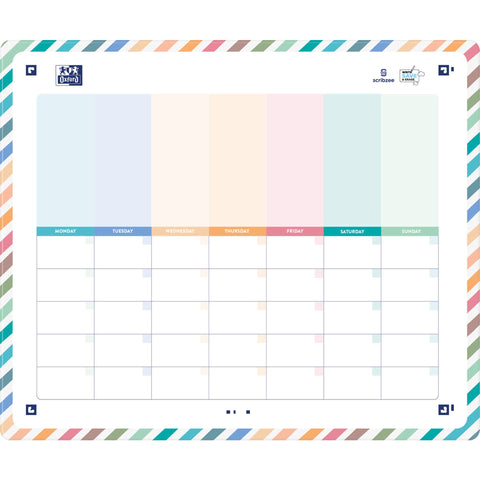 Quadro Magnetico Planner Semanal/Mensal Oxford