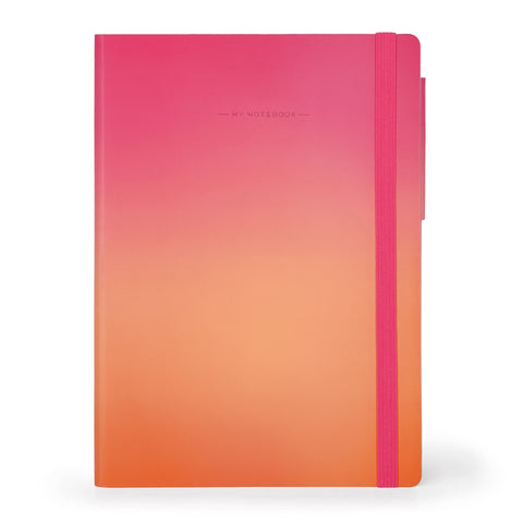 Caderno Grande Pautado - Golden Hour