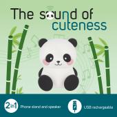 Coluna Portátil Com Suporte - Panda