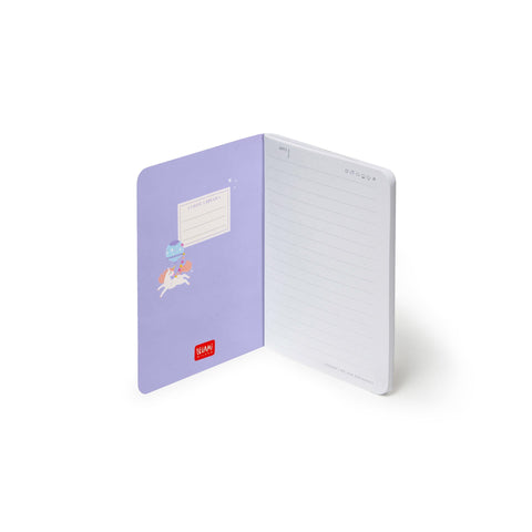 Caderno Pequeno Pautado - Unicórnio