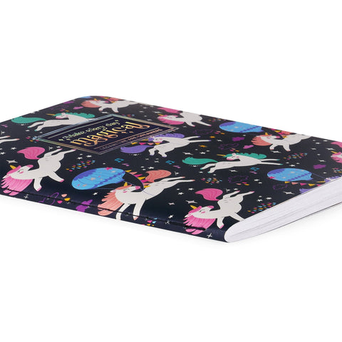 Caderno Pequeno Pautado - Unicórnio