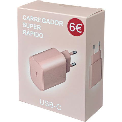 Tomada USB-C Rosa Fusion