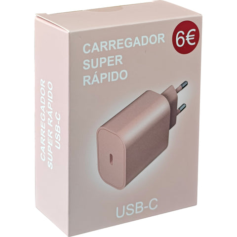 Tomada USB-C Rosa Fusion