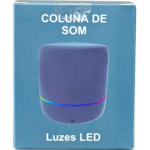 Coluna de Som Azul Fusion