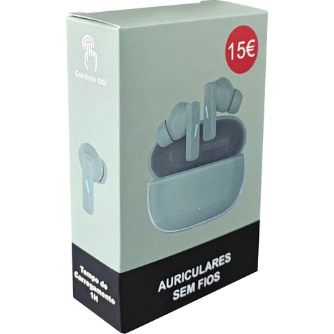 Auriculares sem Fios Verde Fusion