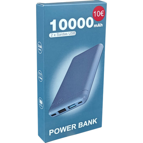 Power Bank 10.000Mah Azul Fusion