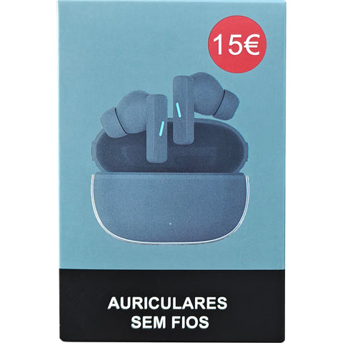 Auriculares Sem Fios Azul Fusion