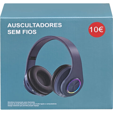 Auscultadores Sem Fios Azul Fusion