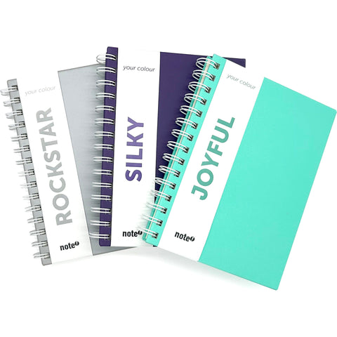 Caderno Espiral A5 Capa Dura Pautado Your Colour Silky Note!