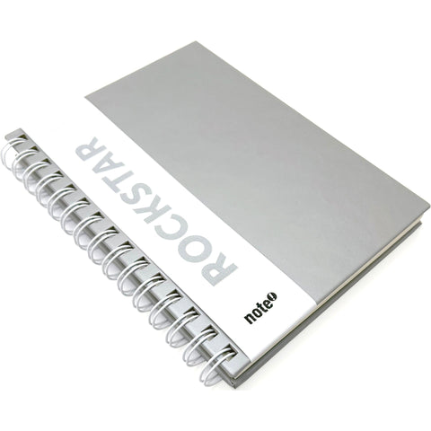 Caderno Espiral A5 Capa Dura Pautado Your Colour Rockstar Note!