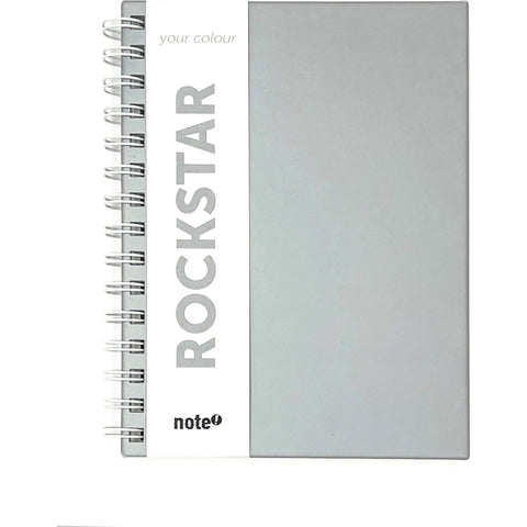 Caderno Espiral A5 Capa Dura Pautado Your Colour Rockstar Note!