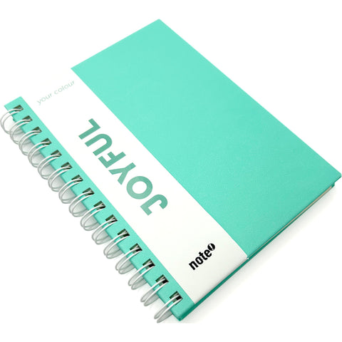 Caderno Espiral A5 Capa Dura Pautado Your Colour Joyful Note!
