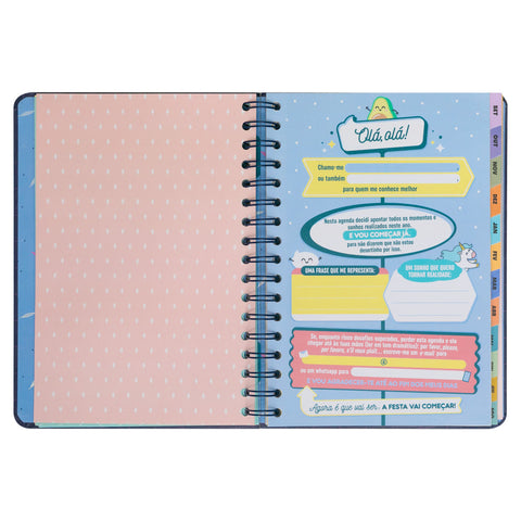 Agenda Wonder 24/25 Semanal Grande - Planos Que Prometem, Sonhos que Acontecem