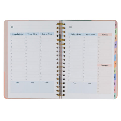 Agenda Office 24/25 Semanal Extra Grande - Sonha em Grande e Disfruta em Gigante