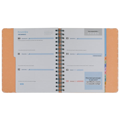 Agenda Office 24/25 Semanal - Vai Correr Tudo Melhor que Bem