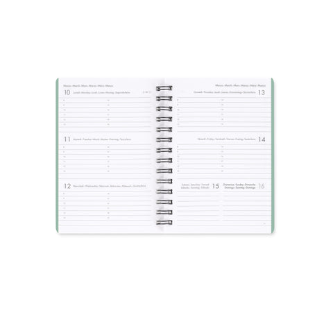 Agenda 2025 Semanal Pequena Espiral - Travel