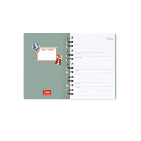 Agenda 2025 Semanal Pequena Espiral - Travel