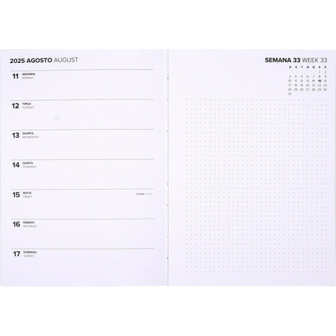 Agenda A5 2025 Semanal Plan Note! (artigo sortido)