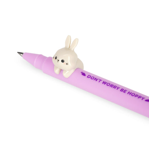 Caneta Gel com Pendente - Coelho Lovely