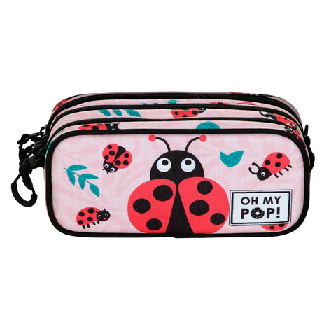 Estojo Triplo Red - Ladybug Omp