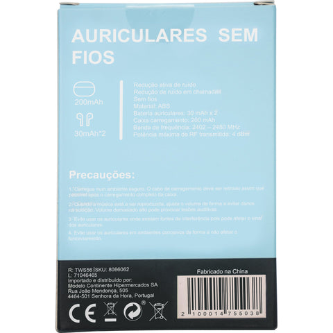 Auriculares Sem Fios Aqua Sky