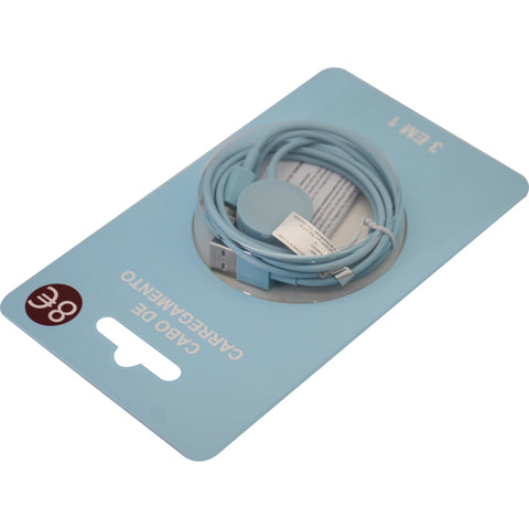 Cabo De Carregamento 3 Em 1 Aqua Sky