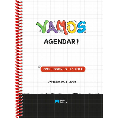 Vamos Agendar! - Agenda do Professor 1.º Ciclo - 2024/2025