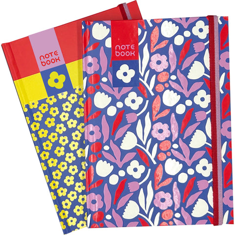 Caderno Agrafado A5 Capa Dura Liso Flower (várias opções) Note!