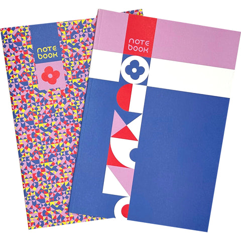 Cadernos Agrafados A5 Liso Flower 2 Unidades Note!