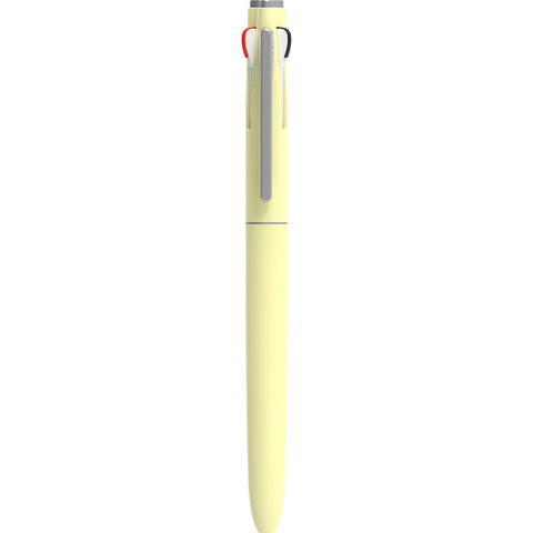 Esferográfica 3 cores Starflo MBP-801 amarelo pastel
