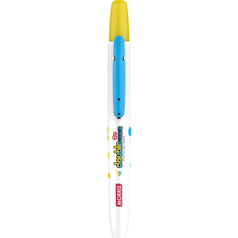 Sublinhador JustClick MRH-106 amarelo e azul Morris