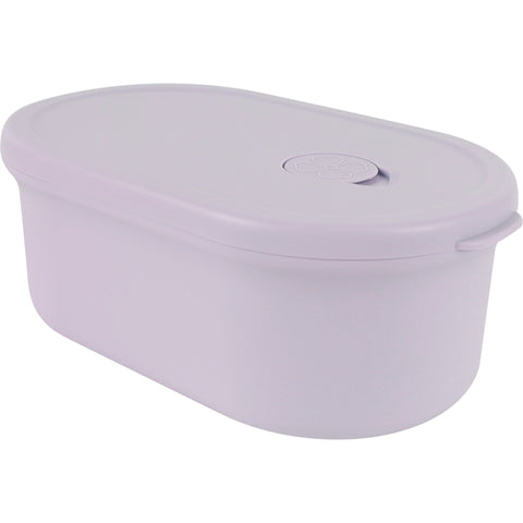 Caixa Lanche Silicone Lilás