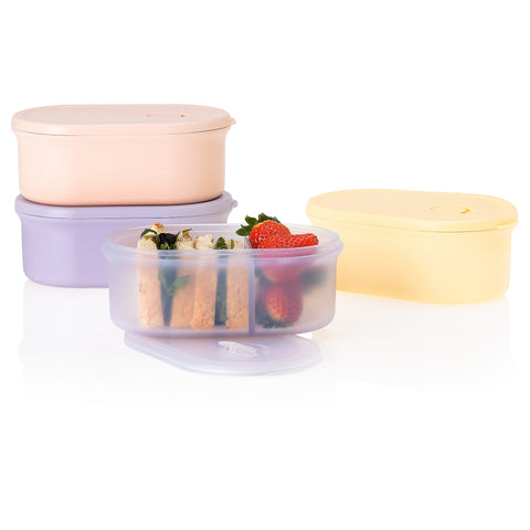 Caixa Lanche Silicone Rosa