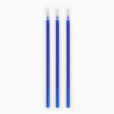 Conjunto 3 Recargas Canetas de Apagar - Blue