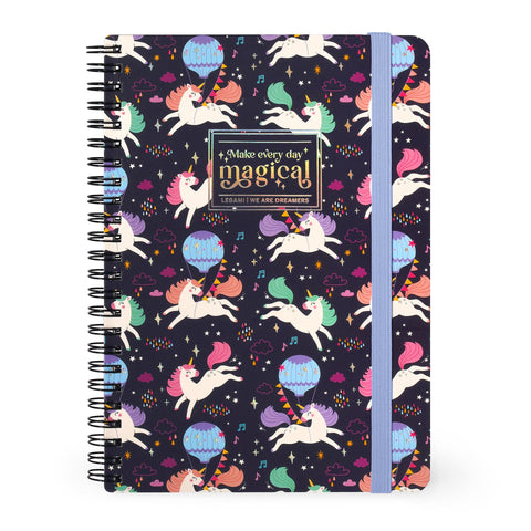 Caderno Espiral A5 Grande - Unicórnio